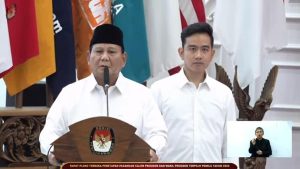 Prabowo-Gibran Resmi Ditetapkan Presiden-Wakil Presiden 2024-2029