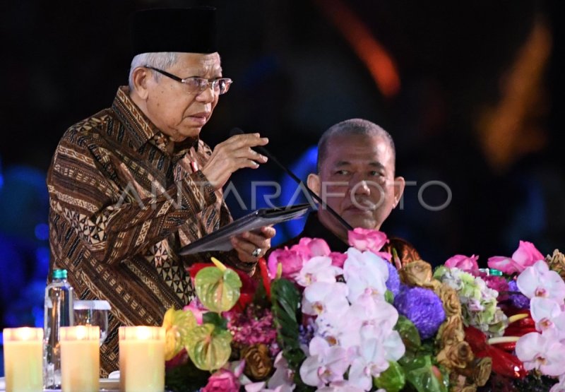 Wapres Ma’ruf Amin Tekankan Pentingnya Ekonomi Berkelanjutan di Gala Dinner ISF 2024